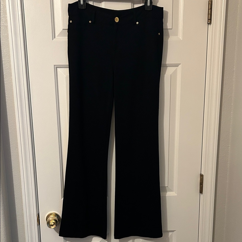 INC International Concepts Black Flare Pants